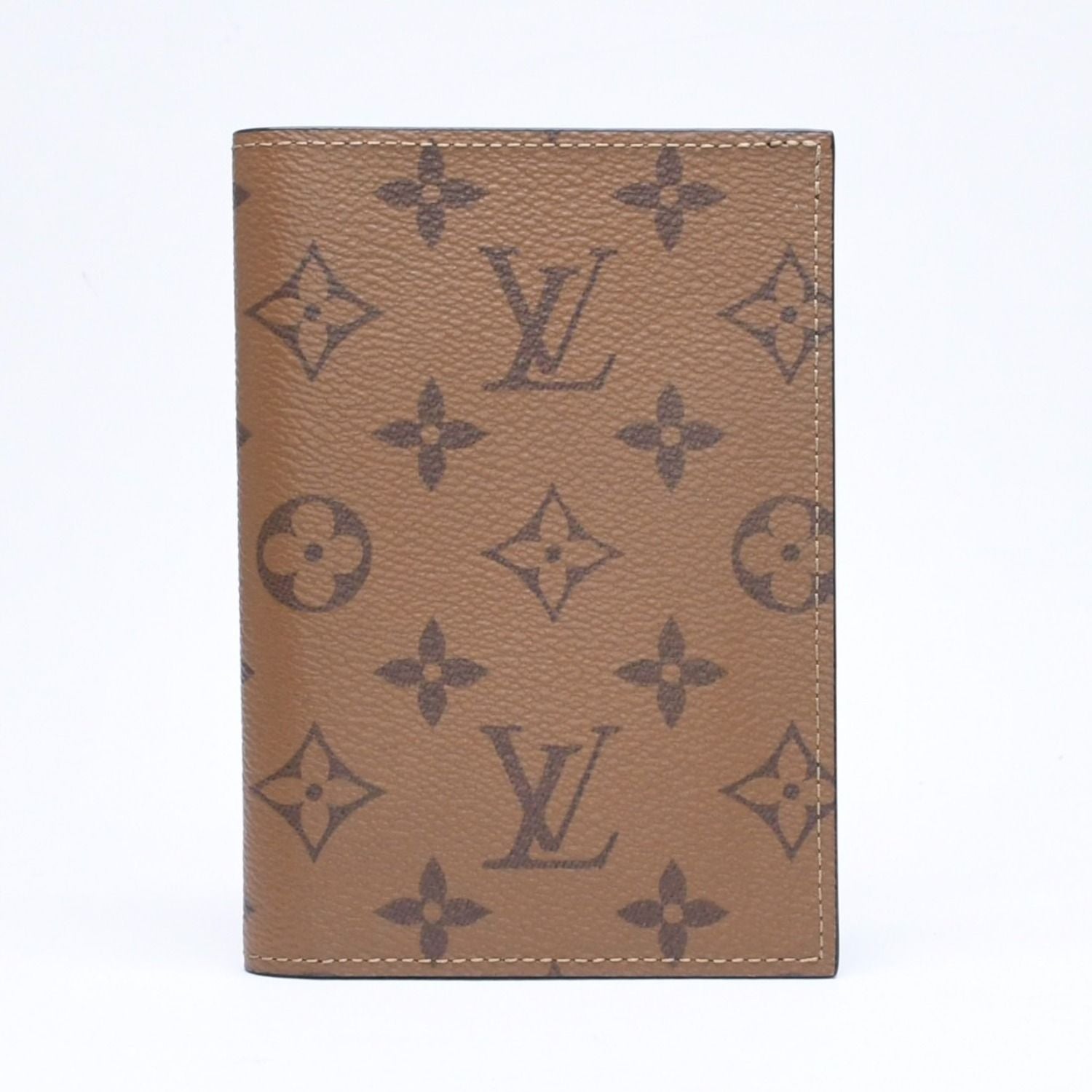 Louis Vuitton Monogram Reverse Couverture Passport Brown — view 2