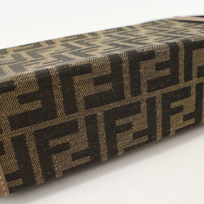 Fendi Soft Trunk 2-Way Baguette Handbag Jacquard — view 6