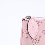 Louis Vuitton Pochette Cles Coin Purse Monogram Mahina Salmon Pink — view 6