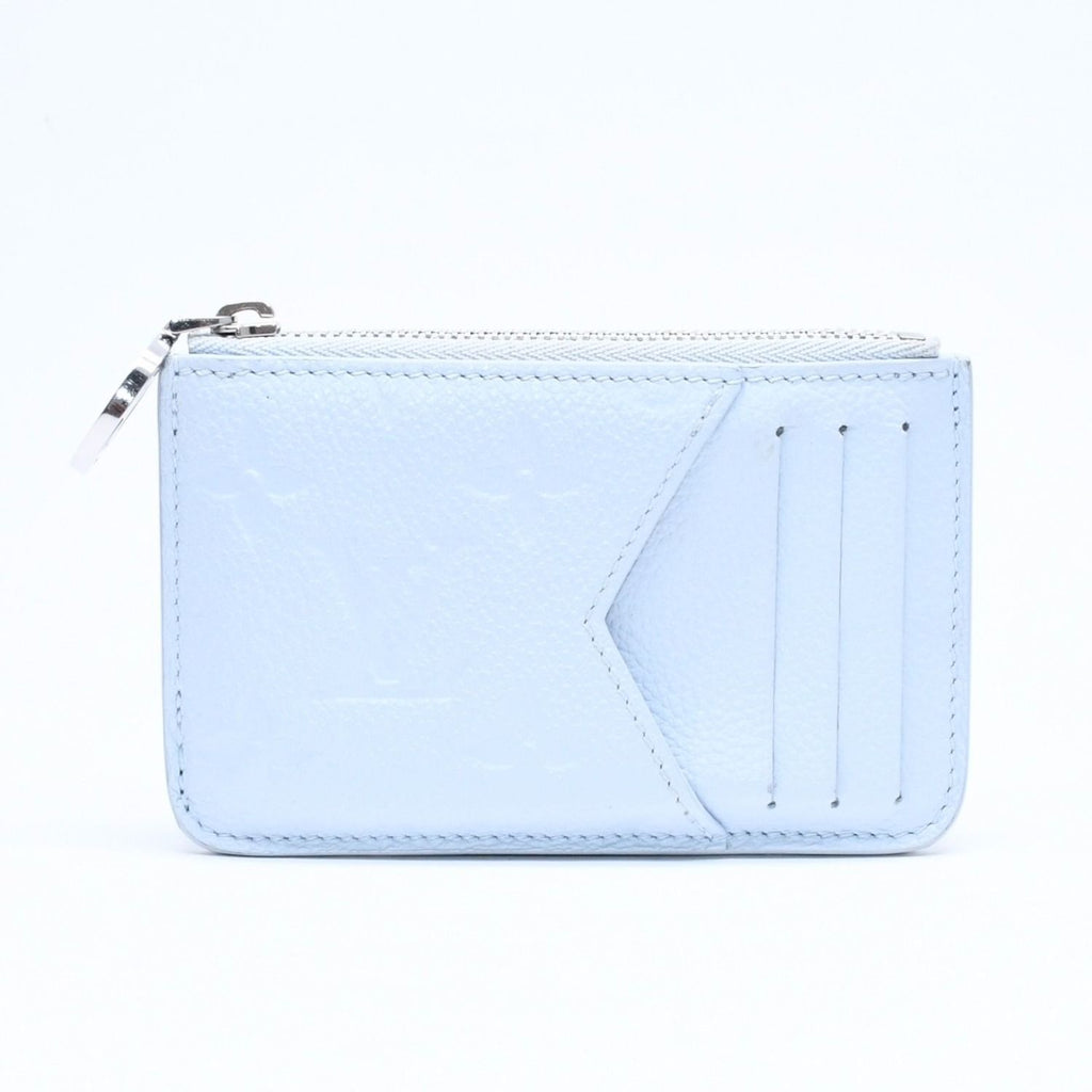 Louis Vuitton Card Case Romy Coin Purse Monogram Empreinte Light Blue — view 2