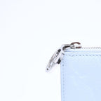 Louis Vuitton Card Case Romy Coin Purse Monogram Empreinte Light Blue — view 6