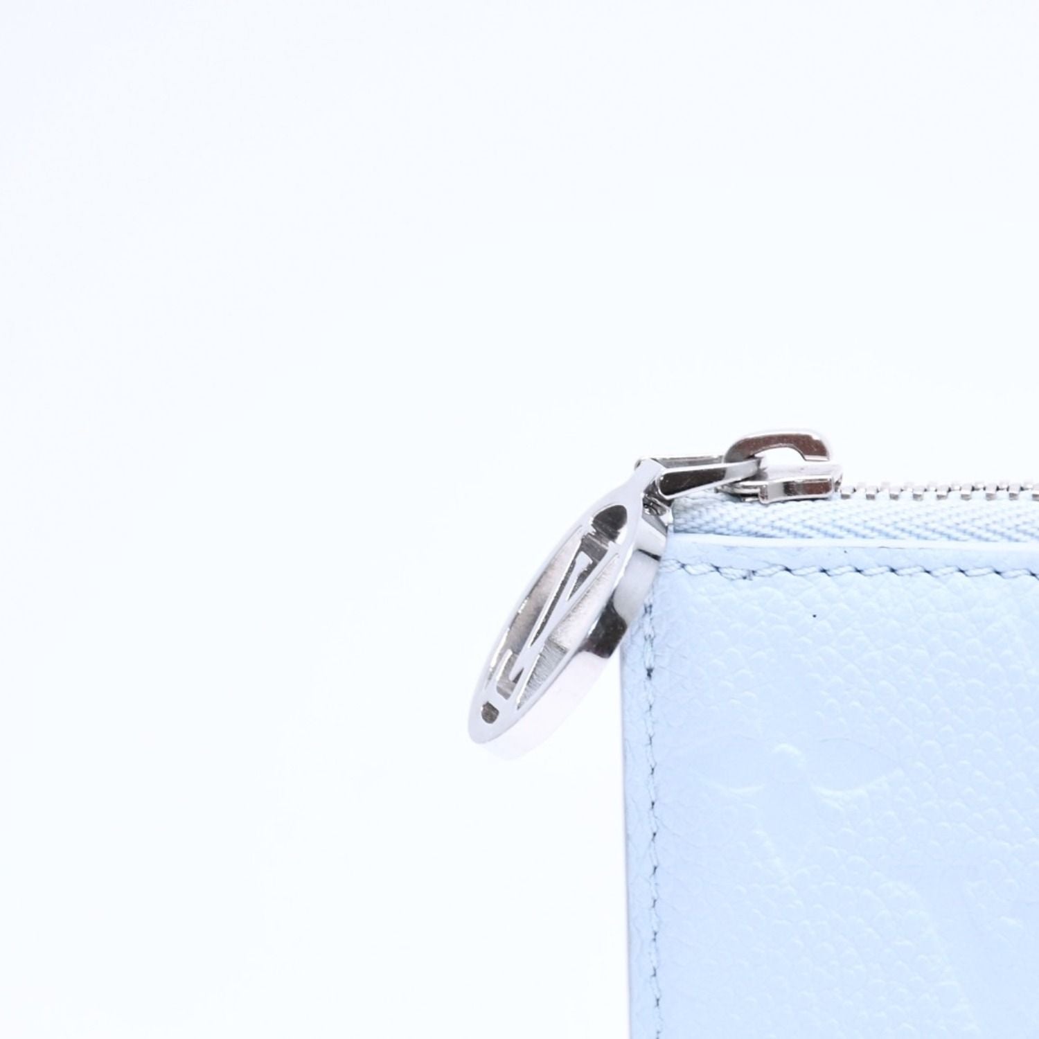 Louis Vuitton Card Case Romy Coin Purse Monogram Empreinte Light Blue — view 6
