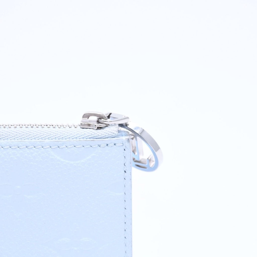 Louis Vuitton Card Case Romy Coin Purse Monogram Empreinte Light Blue — view 8