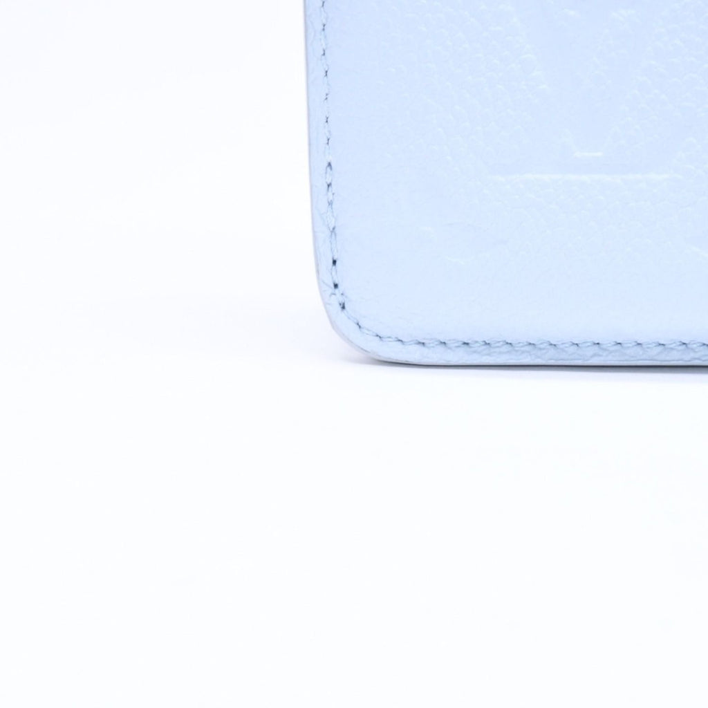 Louis Vuitton Card Case Romy Coin Purse Monogram Empreinte Light Blue — view 7