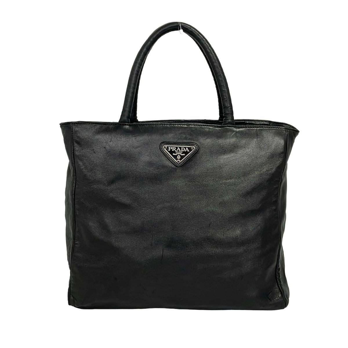 Prada Handbag Black Leather