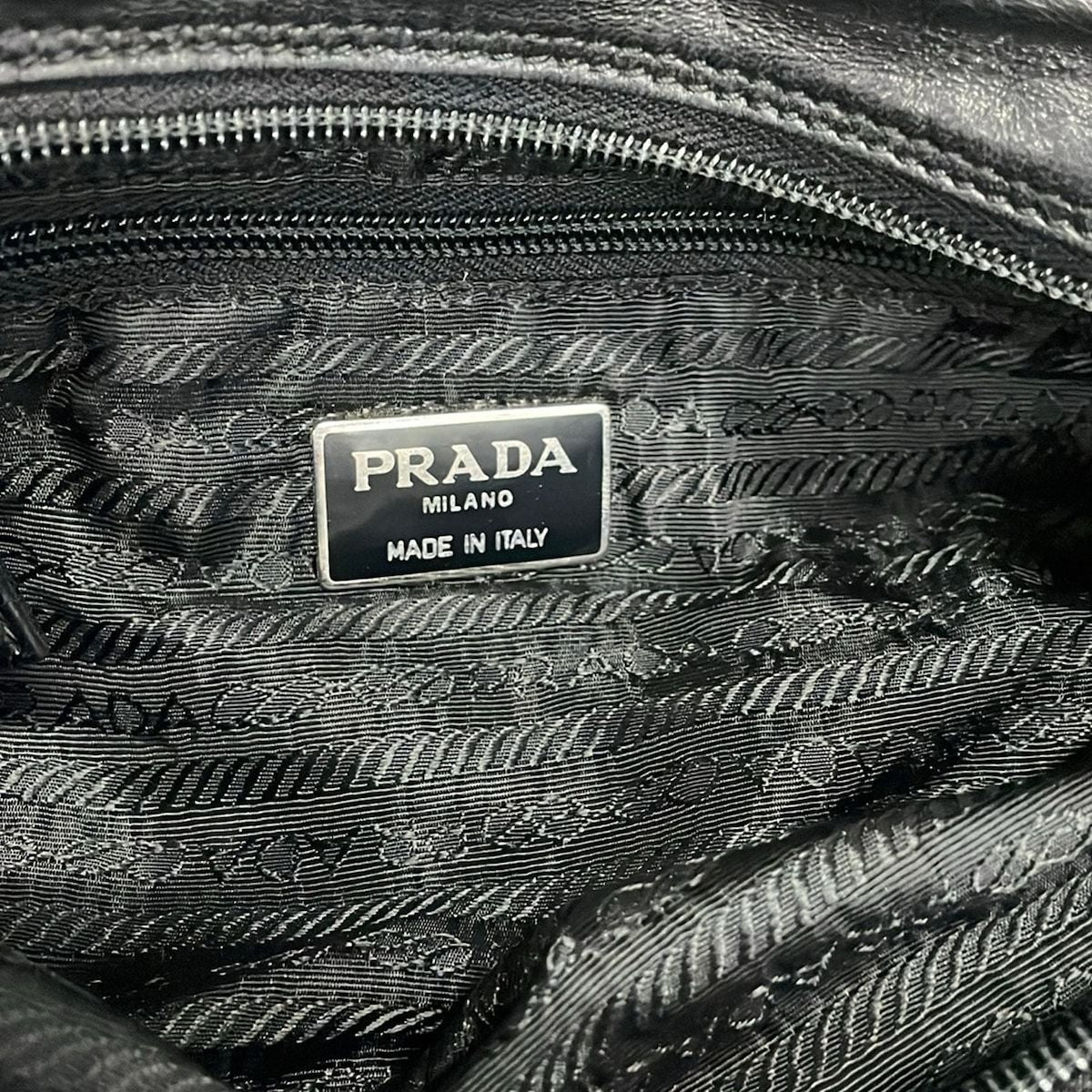 Prada Handbag Black Leather — view 8