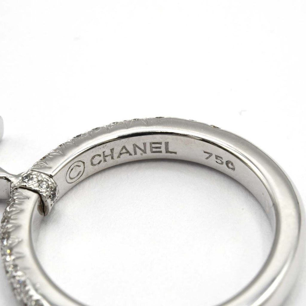 Chanel Ring Comet Star Swing Drop Pave Diamond — view 5