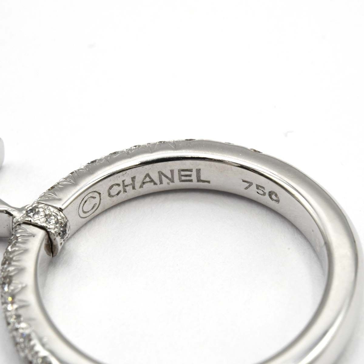 Chanel Ring Comet Star Swing Drop Pave Diamond — view 5