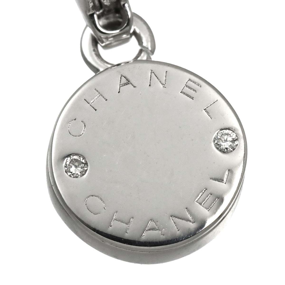 Chanel Lalonde Diamond Necklace 40 18k White Gold 750 Charm — view 4