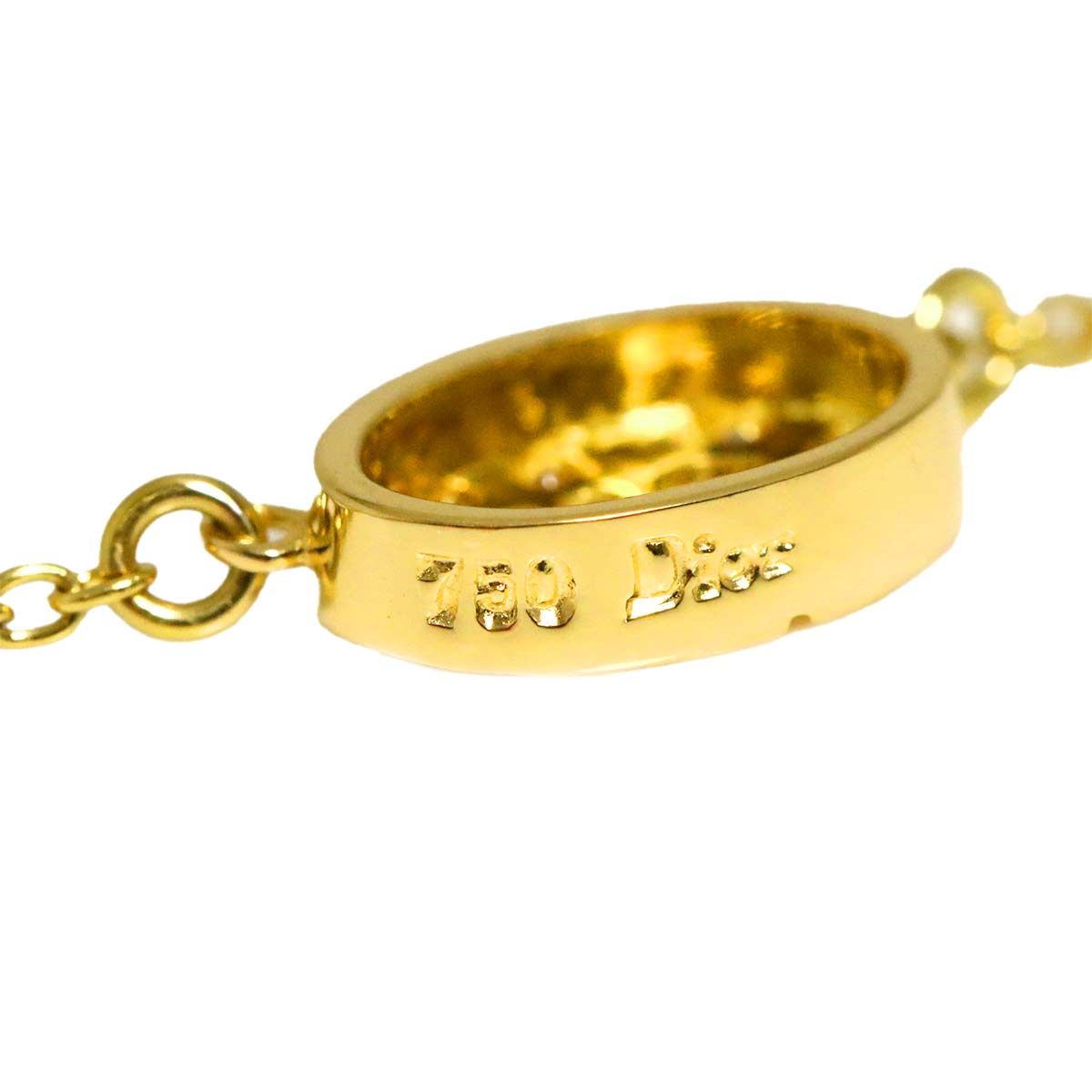 Dior Diamond Necklace 41 18k Yellow Gold — view 4