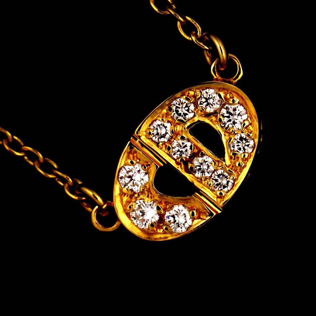 Dior Diamond Necklace 41 18k Yellow Gold — view 7