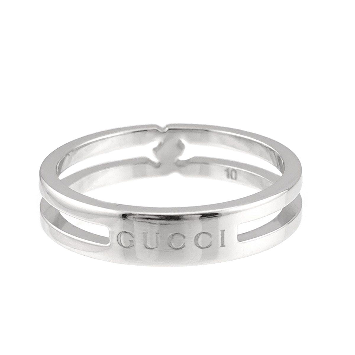 Gucci Infinity Ring 18k White Gold 750 — view 5