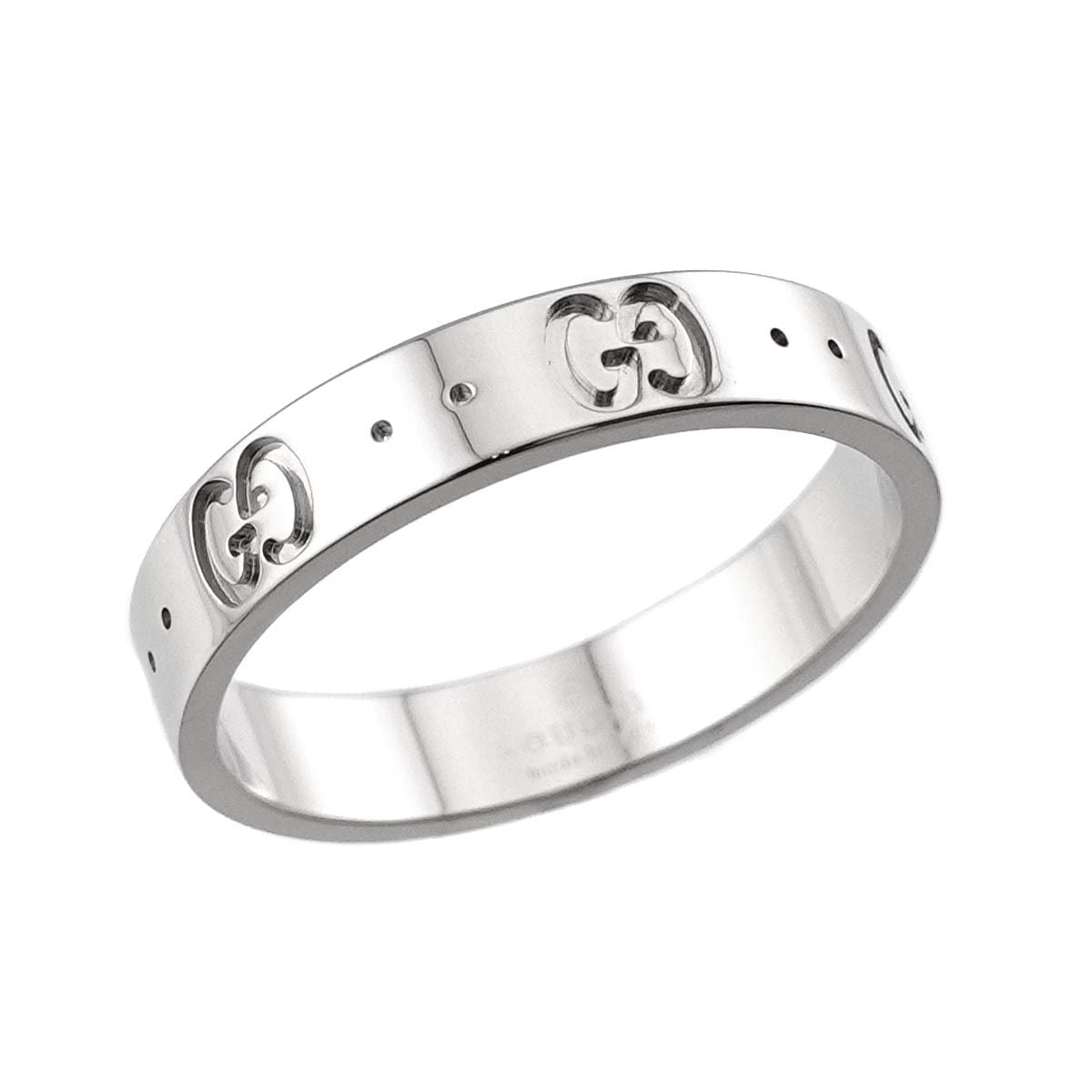 Gucci Icon Ring 18k White Gold 750 — view 6