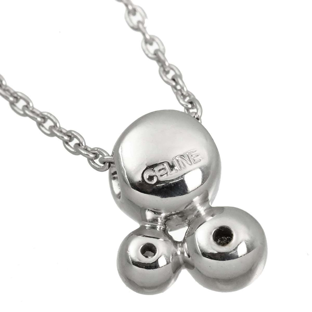 Celine Diamond Necklace 42 18k White Gold — view 4
