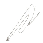Celine Diamond Necklace 42 18k White Gold — view 2