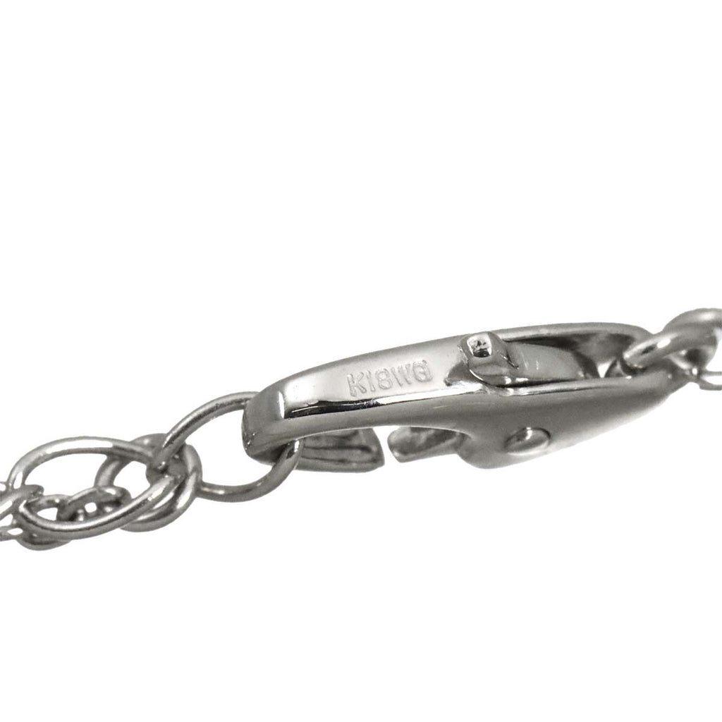 Celine Diamond Necklace 42 18k White Gold — view 7