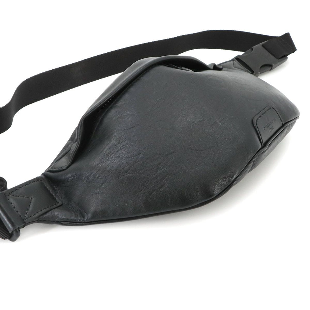 Louis Vuitton Monogram Shadow Discovery Bum Bag Leather Noir — view 4