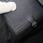 Loewe Hammock Small 2-Way Bag Leather Navy Black — view 7