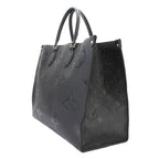 Louis Vuitton Monogram Empreinte On The Go GM 2-Way Tote Shoulder Bag Black — view 4