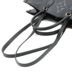 Louis Vuitton Monogram Empreinte On The Go GM 2-Way Tote Shoulder Bag Black — view 6