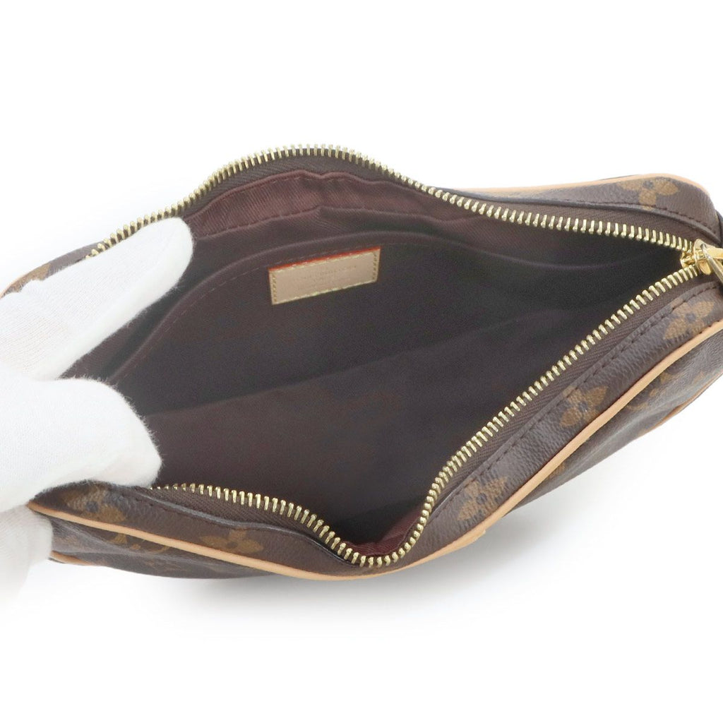 Louis Vuitton Monogram Croissant Shoulder Bag Brown Gold — view 7