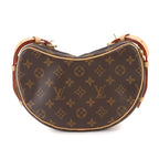 Louis Vuitton Monogram Croissant Shoulder Bag Brown Gold — view 3