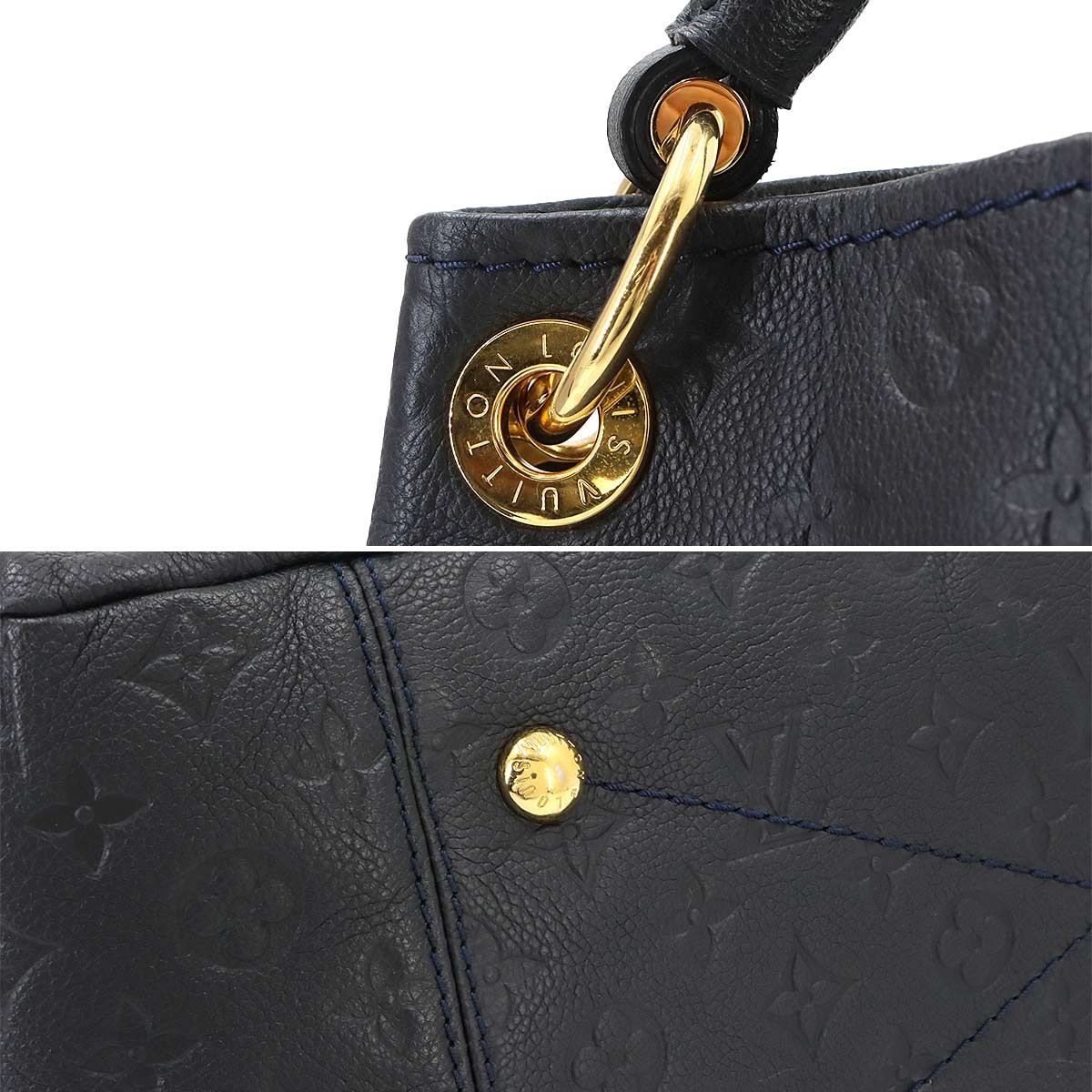 Louis Vuitton Monogram Empreinte Artsy MM Shoulder Bag Leather Infini — view 8