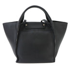Celine Big Bag Small with Long Strap 2-Way Bag Leather Black — view 3