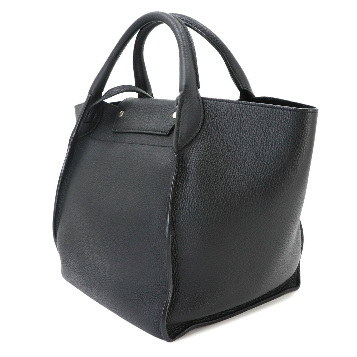 Celine Big Bag Small with Long Strap 2-Way Bag Leather Black — view 4
