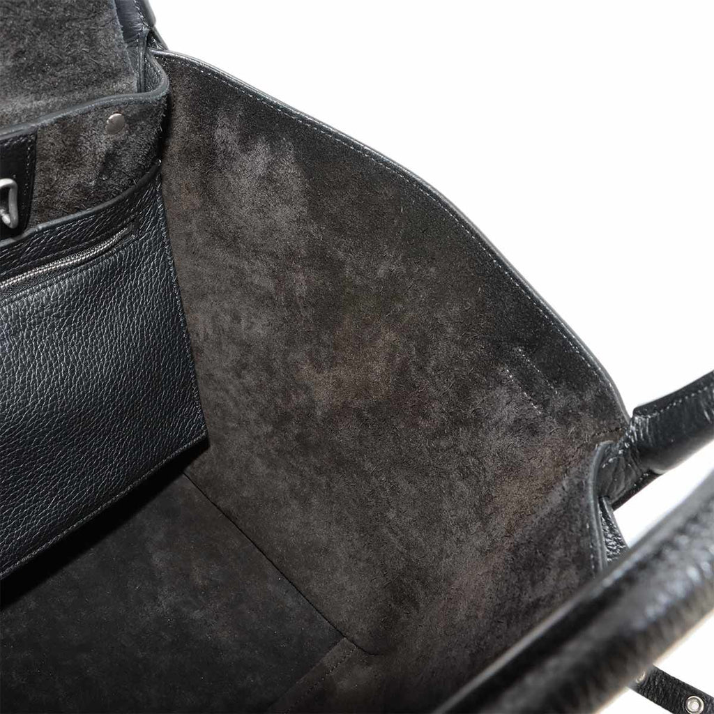 Celine Big Bag Small with Long Strap 2-Way Bag Leather Black — view 8