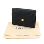 Louis Vuitton Monogram Empreinte Porte Monnaie Rosalie Bifold Wallet Noir — view 2