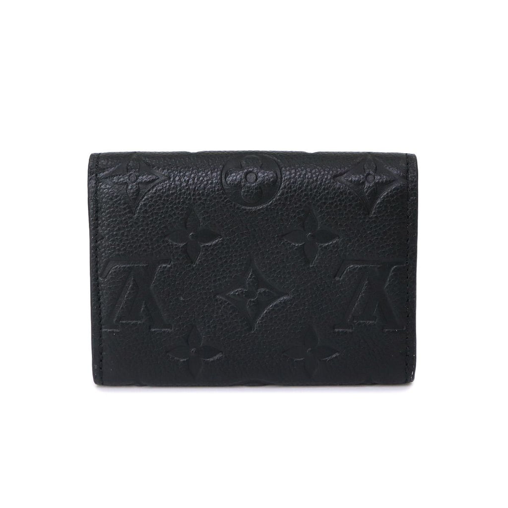 Louis Vuitton Monogram Empreinte Porte Monnaie Rosalie Bifold Wallet Noir — view 3