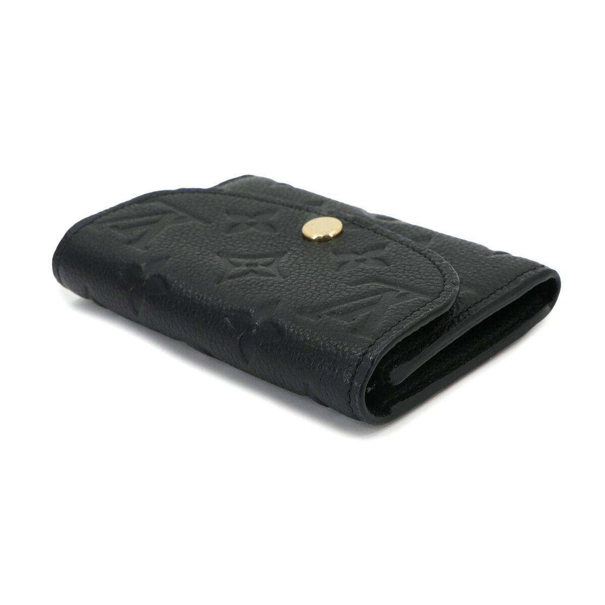 Louis Vuitton Monogram Empreinte Porte Monnaie Rosalie Bifold Wallet Noir — view 5