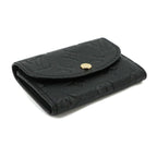 Louis Vuitton Monogram Empreinte Porte Monnaie Rosalie Bifold Wallet Noir — view 4