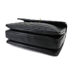 Chanel Trendy CC Chevron V-stitch 2-Way Hand Chain Shoulder Bag Leather Black — view 5