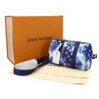 Louis Vuitton Monogram Bandana City Keepall Shoulder Bag Blue White — view 2