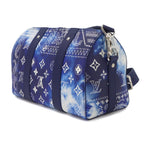 Louis Vuitton Monogram Bandana City Keepall Shoulder Bag Blue White — view 4