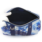 Louis Vuitton Monogram Bandana City Keepall Shoulder Bag Blue White — view 7