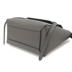 Celine Belt Bag Micro 2-Way Leather Gray Gold — view 4
