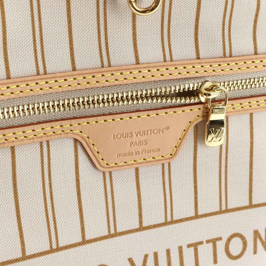Louis Vuitton Monogram Neverfull Inside Out MM Tote Shoulder Bag Sand — view 8