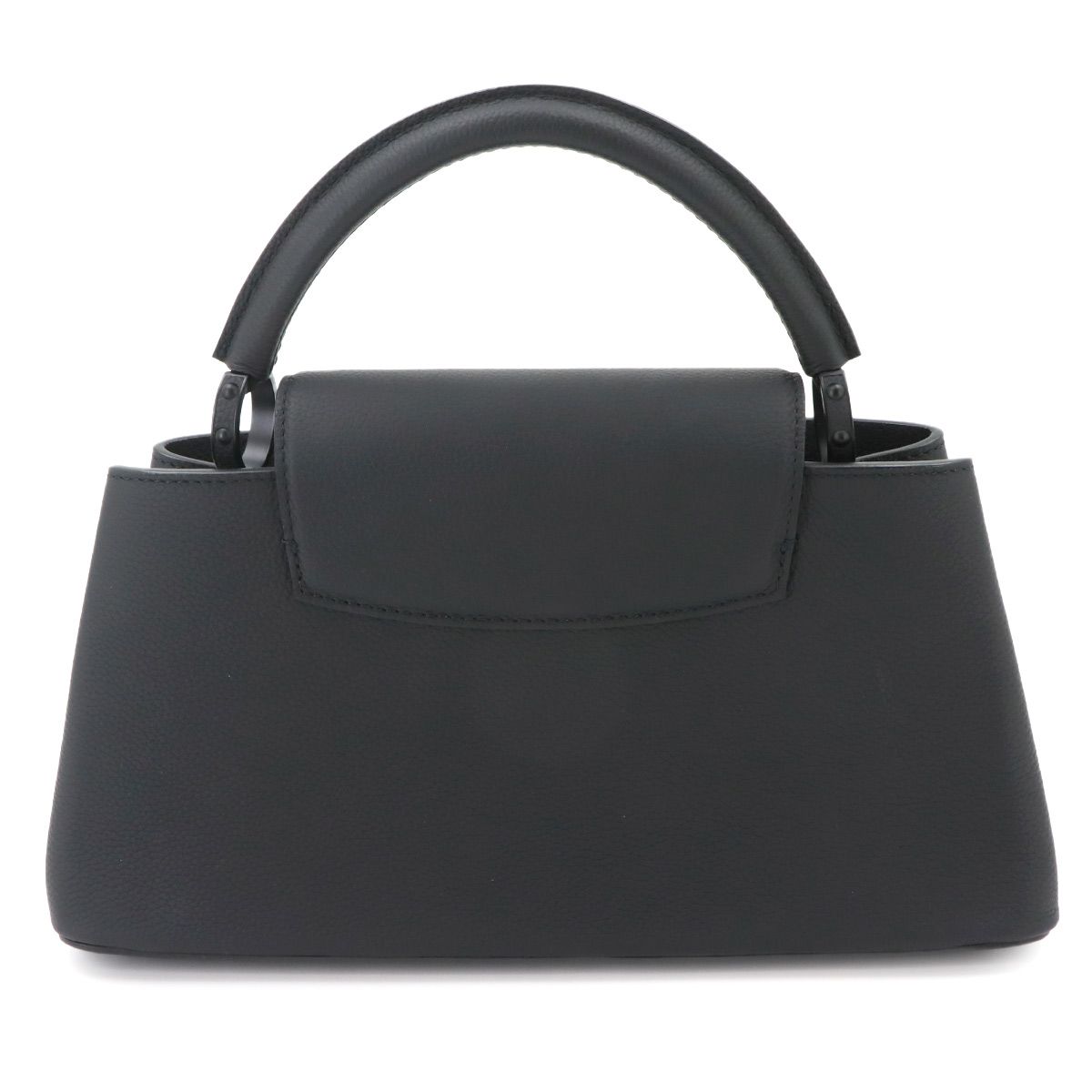 Louis Vuitton Capucines East West MM 2-Way Bag Taurillon Leather All Black — view 3