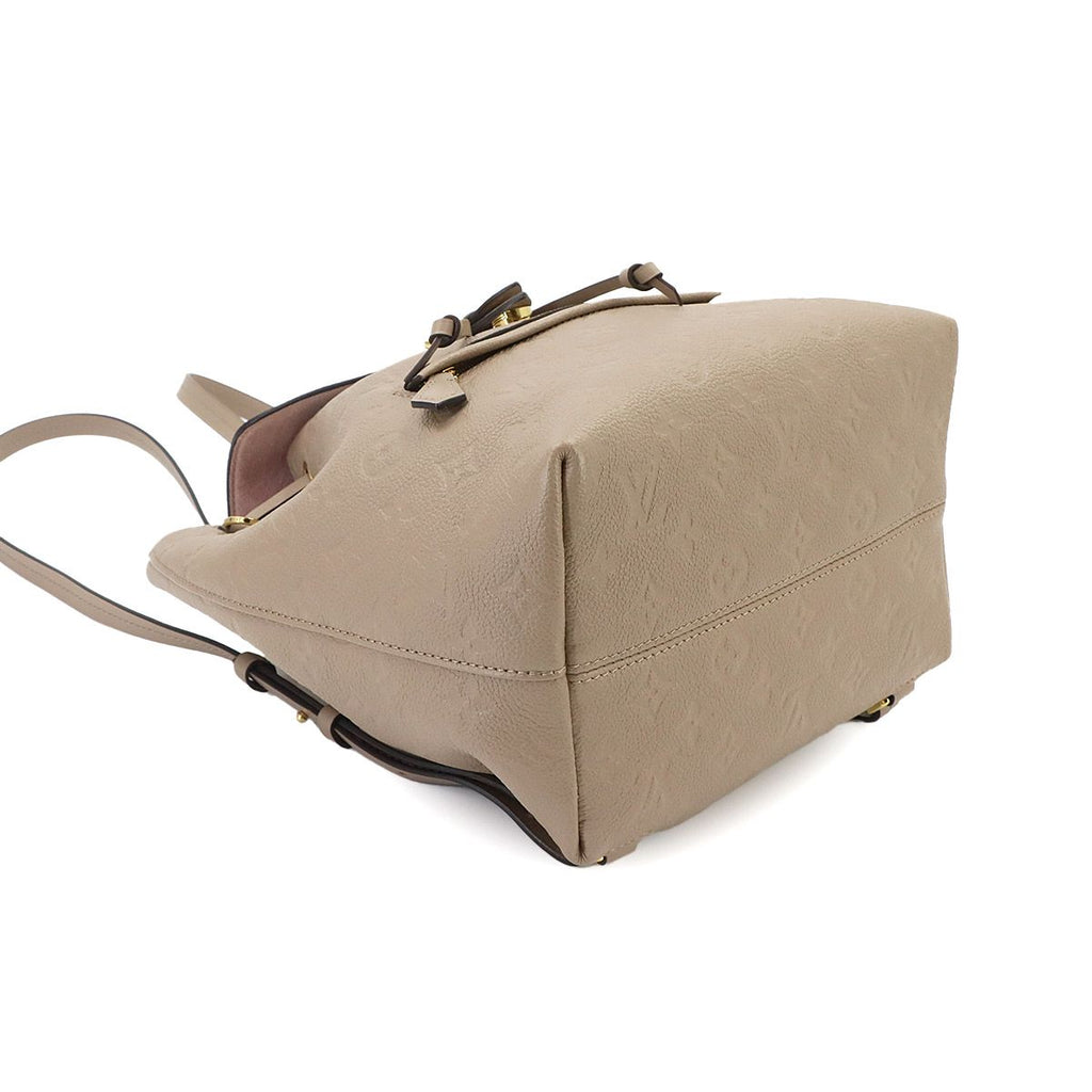 Louis Vuitton Monogram Empreinte Montsouris PM Backpack Leather Tourterelle — view 4