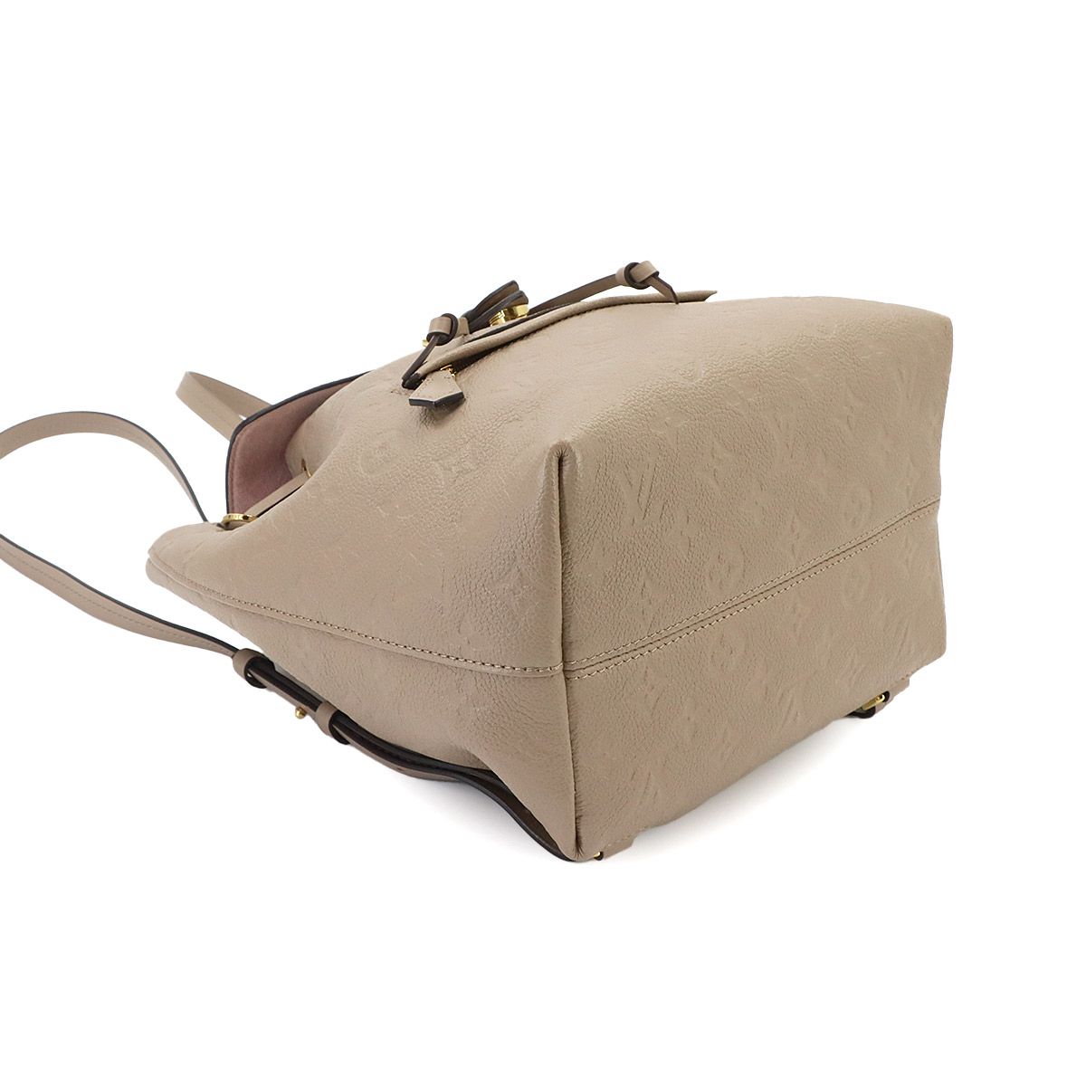 Louis Vuitton Monogram Empreinte Montsouris PM Backpack Leather Tourterelle — view 4