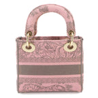 Dior Lady D-Lite Mini 2-Way Bag Canvas Pink — view 2