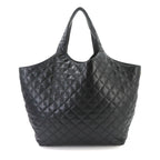 Saint Laurent Icare Maxi Shopping Tote Bag Leather Black — view 3
