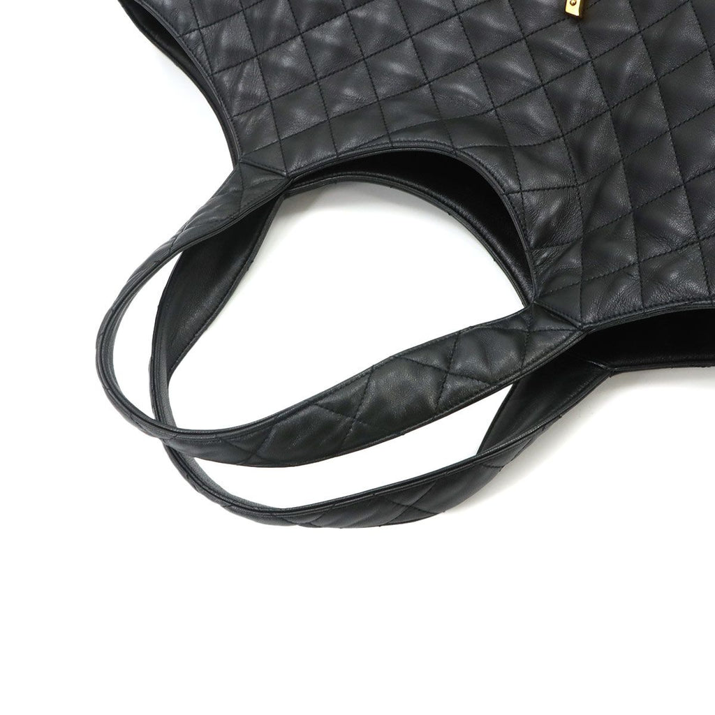 Saint Laurent Icare Maxi Shopping Tote Bag Leather Black — view 6
