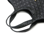 Saint Laurent Icare Maxi Shopping Tote Bag Leather Black — view 6