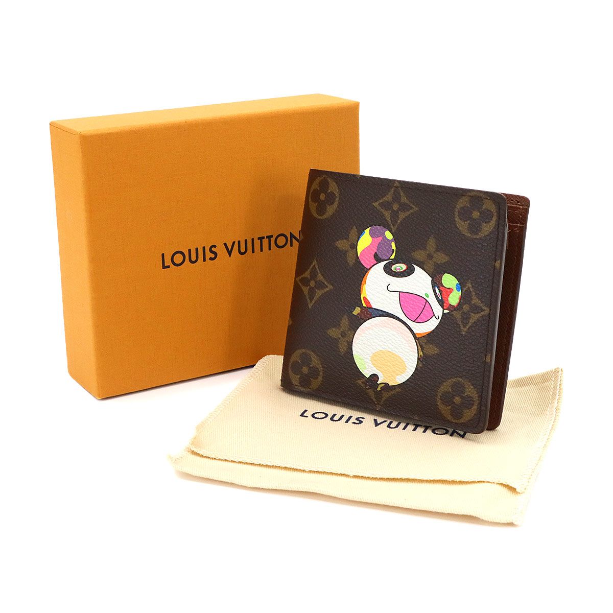 Louis Vuitton Monogram Panda Portefeuille Cartes Credit Monet Bifold Wallet — view 2