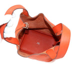 Hermes Picotin Lock 18 PM Hand Bag Taurillon Clemence Tail Battue Silver PM — view 6