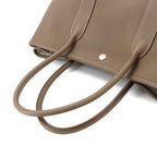 Hermes Garden Party PM Tote Bag Negonda Etoupe Silver — view 6